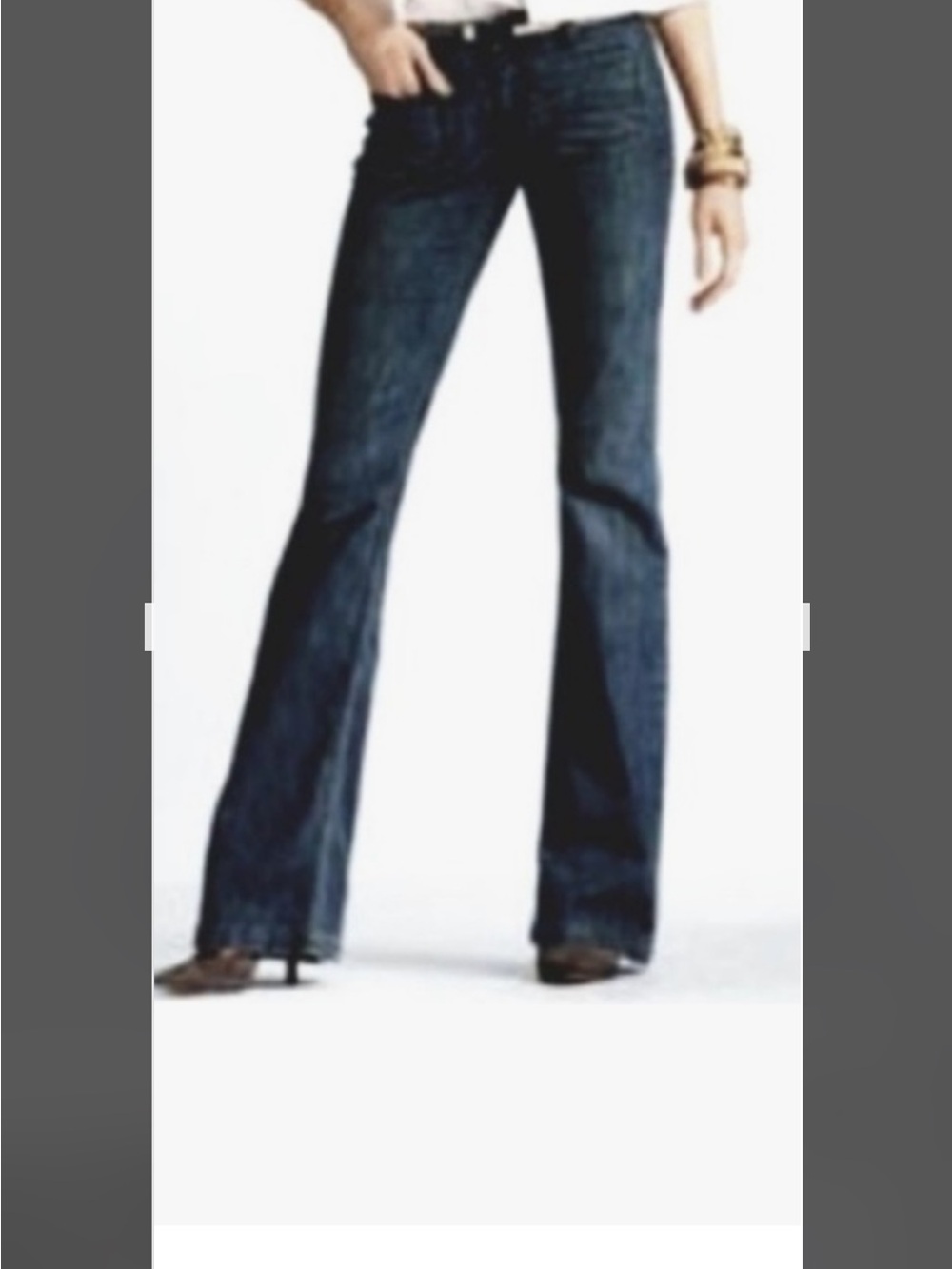 CAbi- wide leg trouser jeans-Classic Dark Blue Women's style 183